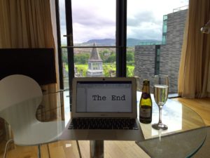 celebrating-finishing-the-wanderer-in-my-rental-apartment-in-edinburgh-scotland